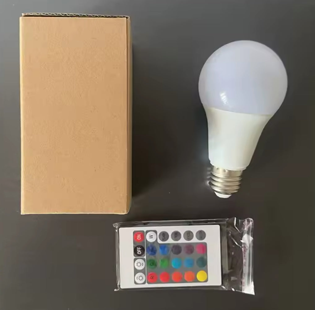Ampoule LED multicolore RGB